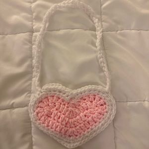 Mini crochet gift bag